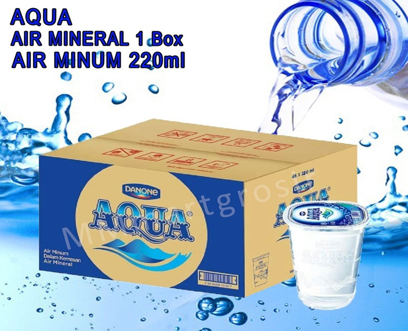 Aqua Gelas 220ml (1 Dus - 48 Gelas)